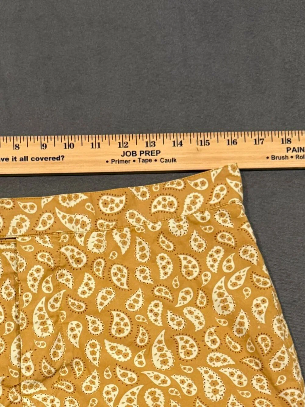 RVCA Alex Knost Paisley Board Shorts Men’s 31 Tan
